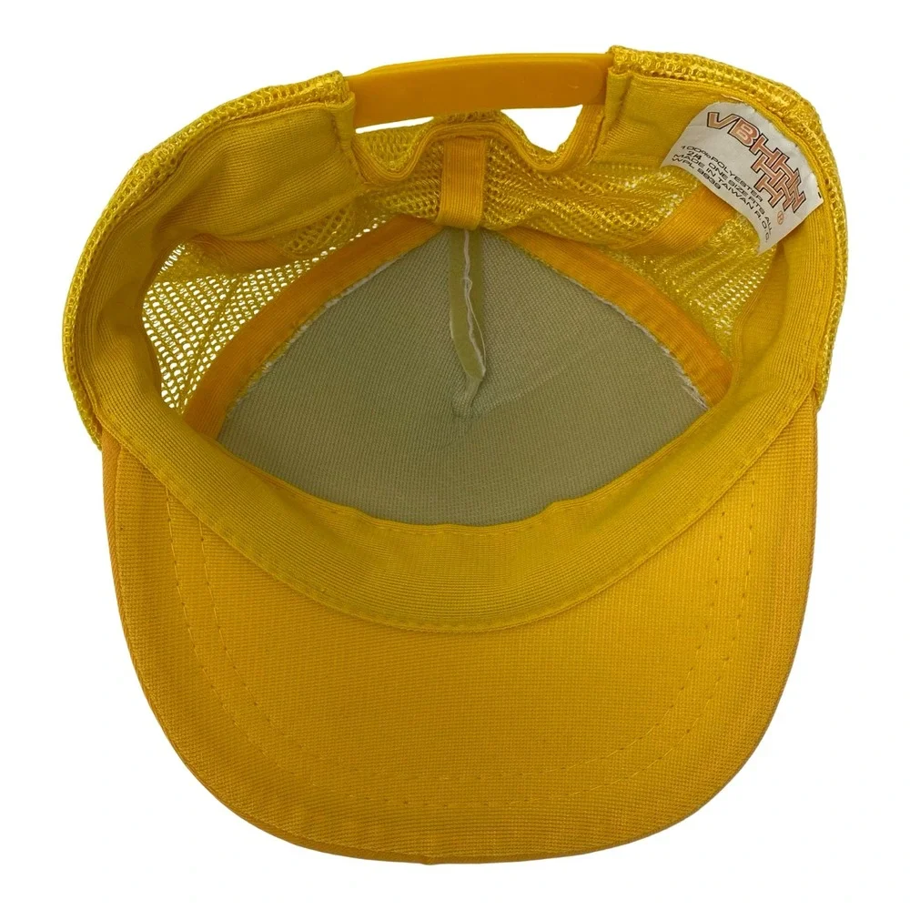 Vintage Kids 1984 Tweety Bird Trucker Hat Looney Tunes Yellow Mesh‎ Cap